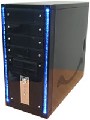 7728DBK Midi Tower Case